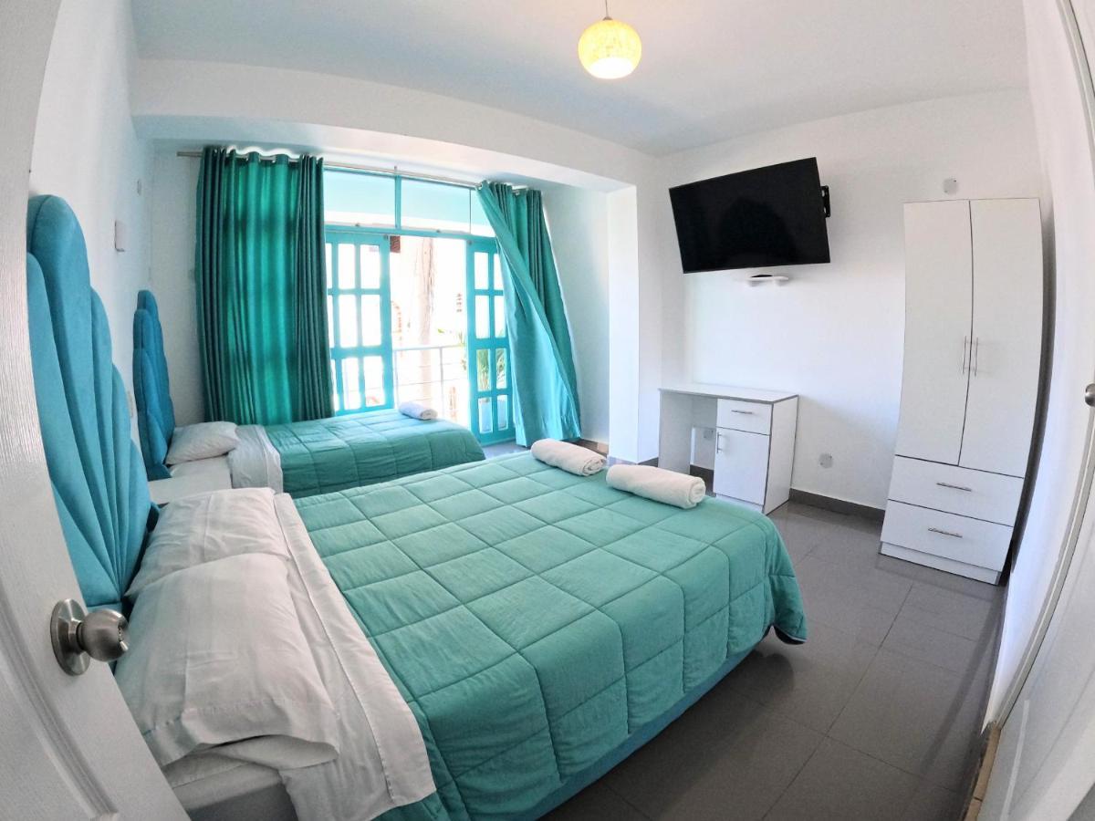 Aquamarine Paracas Beach Hostal المظهر الخارجي الصورة