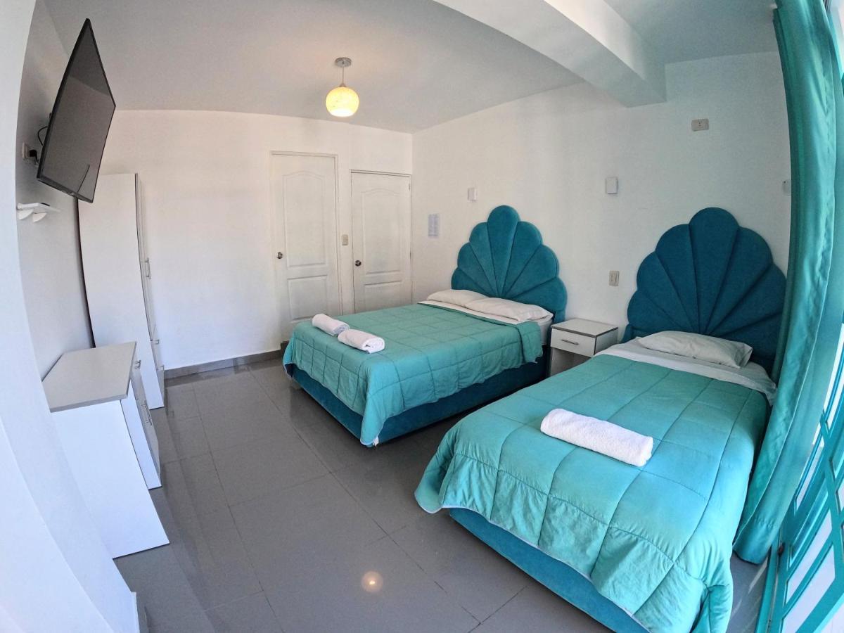Aquamarine Paracas Beach Hostal المظهر الخارجي الصورة